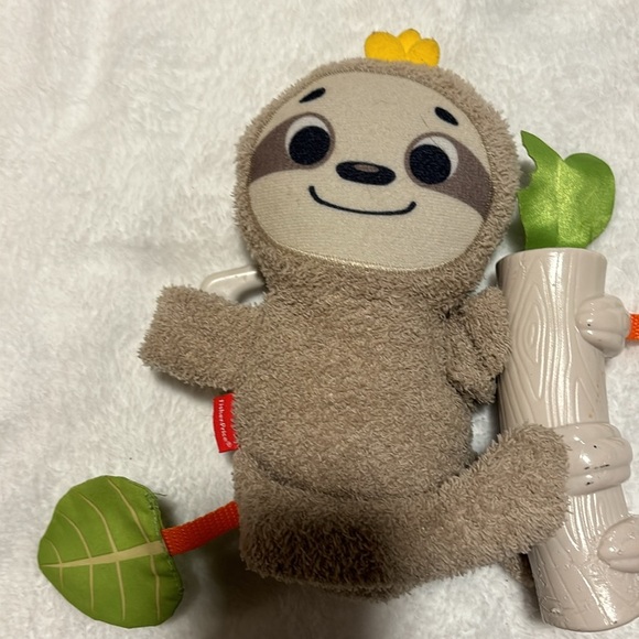 Fisher-Price Slow Much Fun Stroller Sloth Plush - Picture 3 of 4